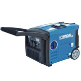 HYUNDAI Inverter Stromerzeuger HY3200SEi D, Notstromaggregat, Generator mit 3.2 kW, Stromgenerator mit E-Start, Benzin Stromaggregat, mobil und leise