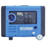 HYUNDAI Inverter Stromerzeuger HY4500SEi D, Notstromaggregat, Generator mit 4 kW, Stromgenerator mit E-Start, Benzin Stromaggregat, mobil und leise