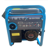 IMLEX Stromerzeuger IM-INV2000 - Benzin Generator 2000 Watt Maximal - 5L Tank mit Füllstandanzeige, 230V Steckdosen - Leiser, Robuster Antriebsmotor, Überlastschutz