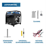 HYUNDAI Inverter Stromerzeuger HY4000i D, Generator mit 3.8 kW max. Leistung, Benzin Notstromaggregat, Stromgenerator, sparsam, leicht und mobil