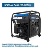 HYUNDAI Inverter Stromerzeuger HY4000i D, Generator mit 3.8 kW max. Leistung, Benzin Notstromaggregat, Stromgenerator, sparsam, leicht und mobil