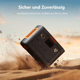 Jackery Explorer 240 v2, 256Wh LiFePO4 Solargenerator mit 300W AC/100W USB-C Ausgang, Outdoor Generator für Camping, Reise, Notfall, Camping (Generalüberholt)