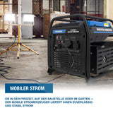 HYUNDAI Inverter Stromerzeuger HY4000i D, Generator mit 3.8 kW max. Leistung, Benzin Notstromaggregat, Stromgenerator, sparsam, leicht und mobil